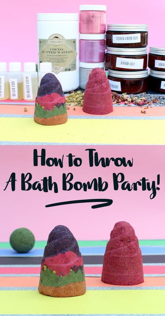 How to host a smooth DIY bath bomb party at home