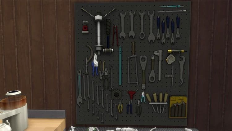 Soft Shabby Workshop adds cozy DIY clutter for Sims builders