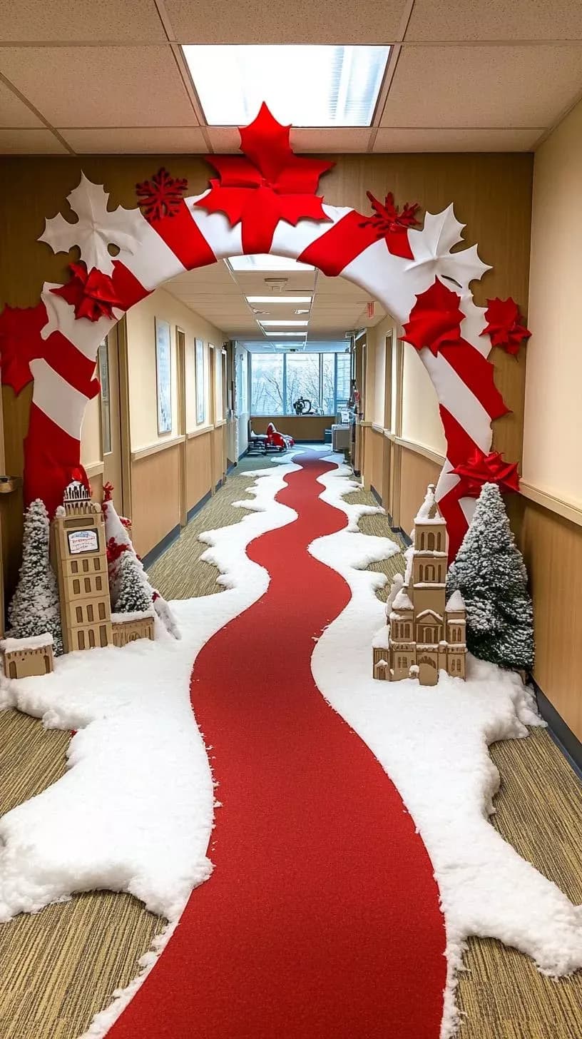 Allendale Schools Staff Transform Hallways into Festive Holiday Displays