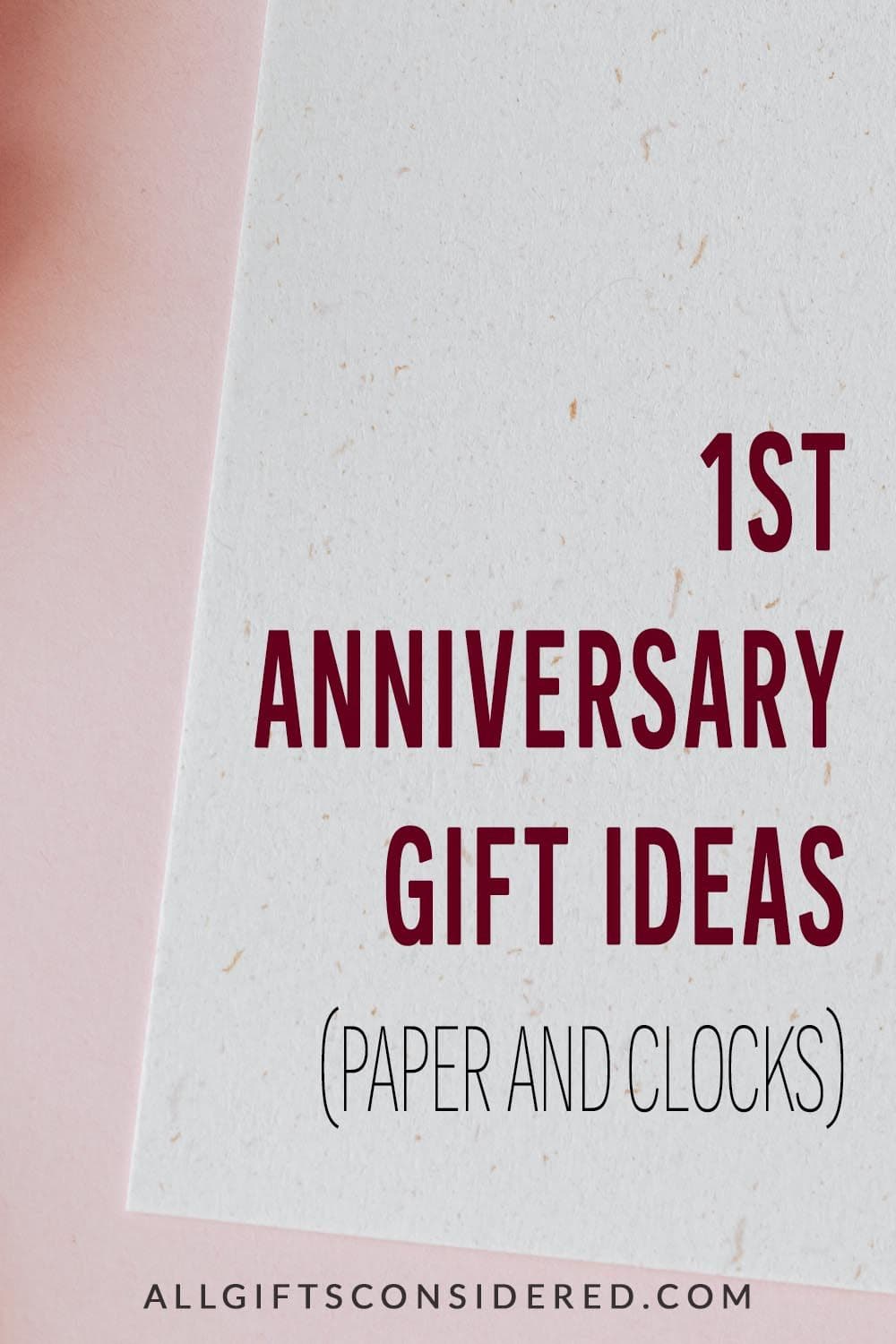 First Anniversary Gifts, from Paper Traditions to Personalized Keepsakes