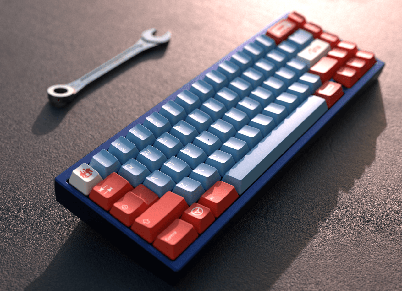 DCS Vintage Motorsport keycap group buy channels classic Gulf racing