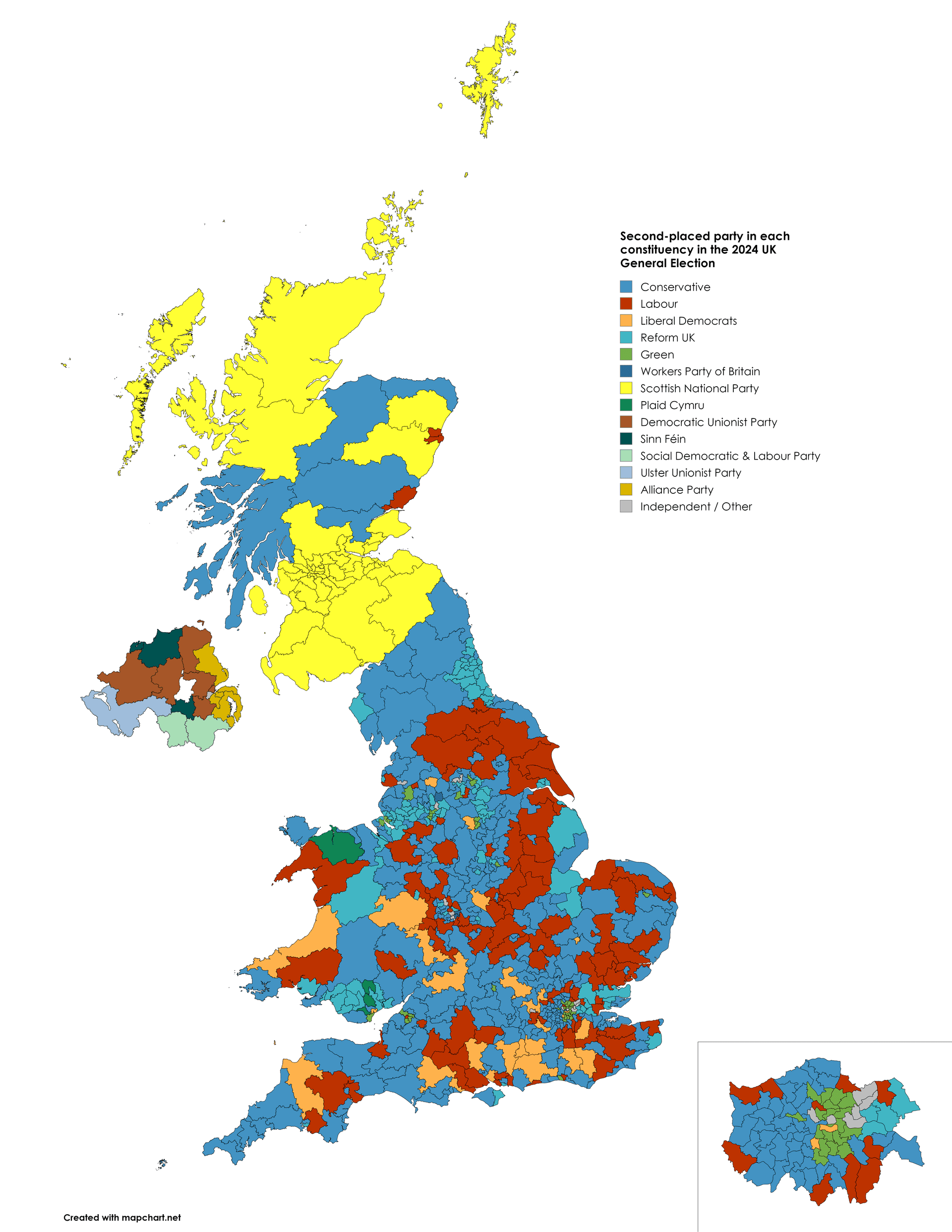 UK two-party vote falls to record low as multiparty era grows