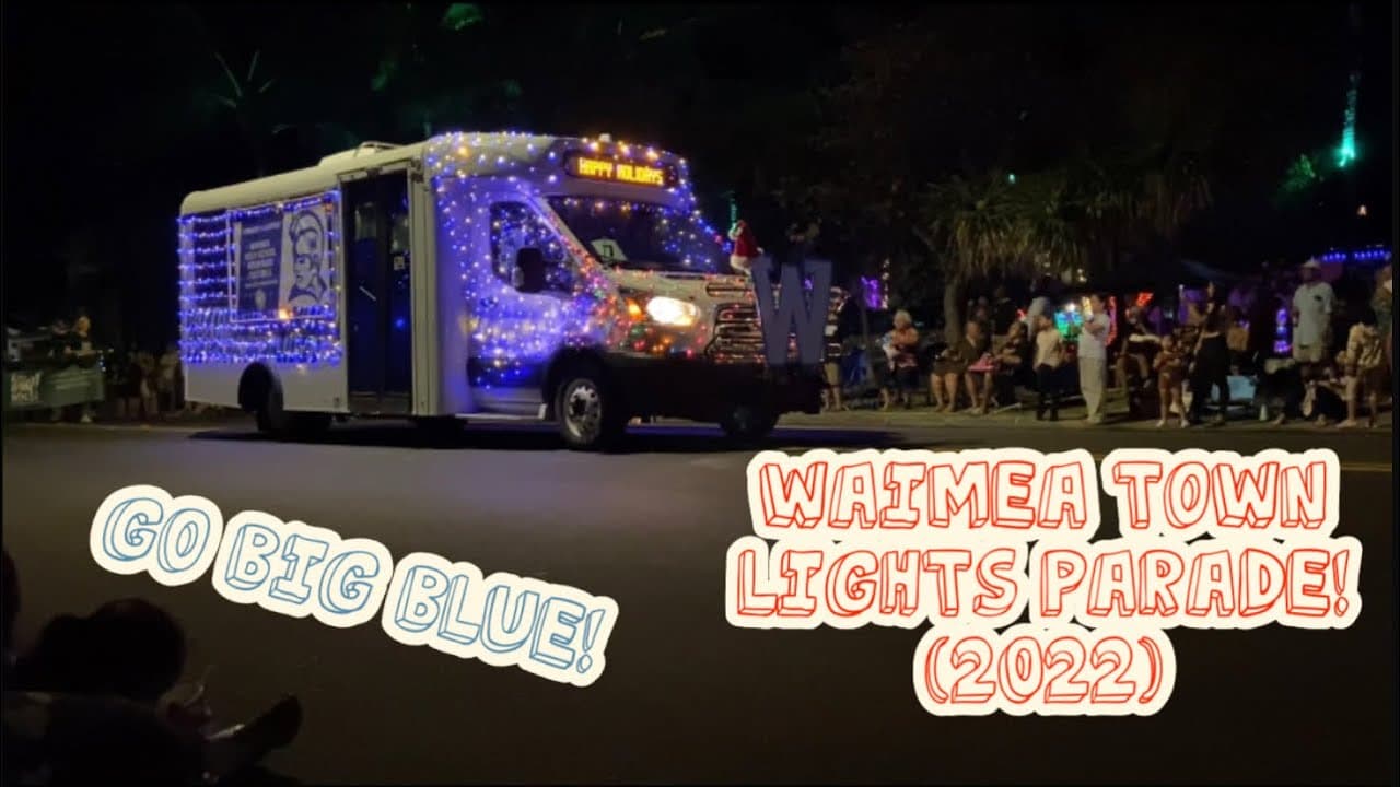 Waimea Light Parade Returns, Street Closures and Transit Changes Planned