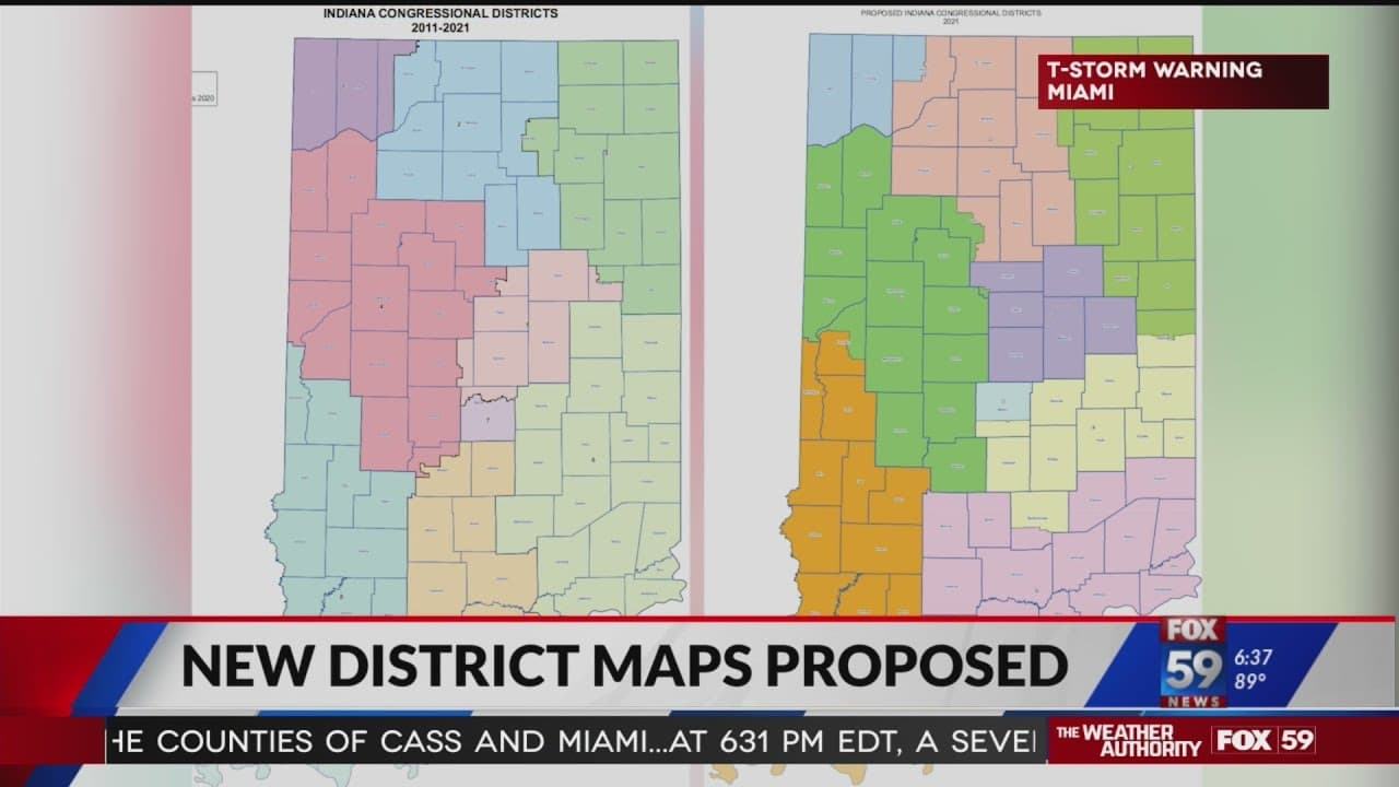Indiana Republicans Propose Congressional Maps, Aim for 9 to 0 Delegation