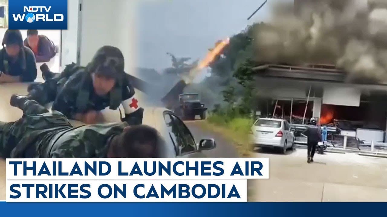 Thailand Launches Air Strikes, Cambodia Accuses Bangkok of Aggression
