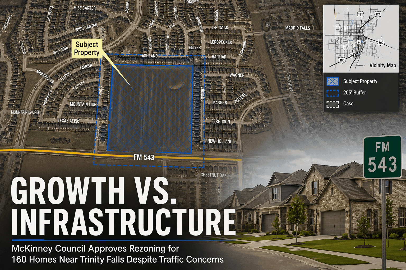 McKinney residents oppose FM 543 housing plan over traffic concerns