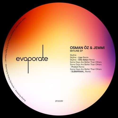 Evaporate unveils Skyline EP from Osman Öz and Jemmi with remixes