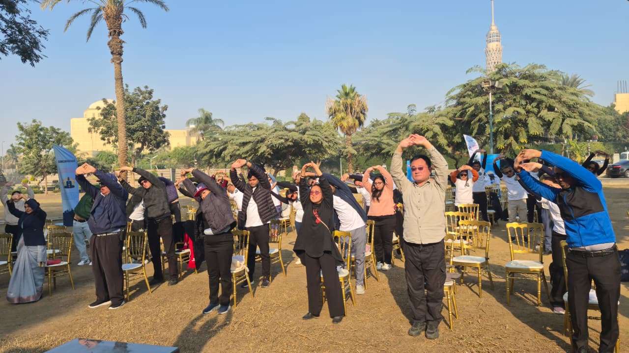 Nepal Embassy Hosts Cairo Meditation to Mark International Day