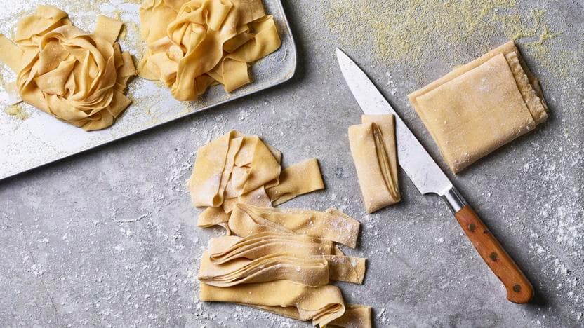 Essential fresh pasta primer: flour, ratios, rolling, storage