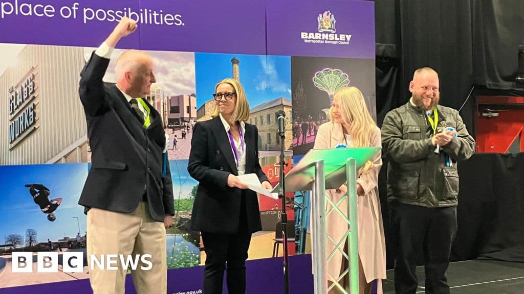 Reform UK seizes Barnsley, ending 50 years of Labour control