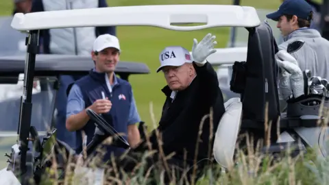 Trump International brands Green leader an imbecile after Trump golf course attack
