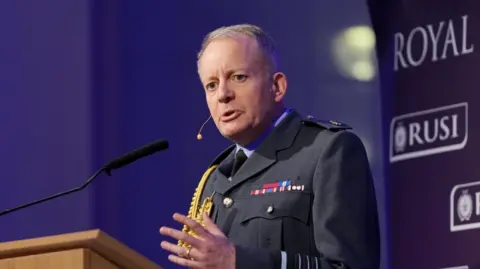 UK defence chief warns Russian incursions risk crossing a line