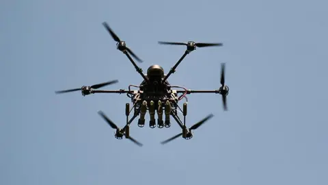 Drone strike hits bus in Russian-held Donetsk region, seven dead