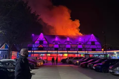 Arson arrest after fire at packed LGBT+ club near Milton Keynes