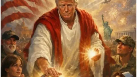 Trump deletes AI image after backlash over Christ-like portrayal, defends it as doctor