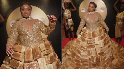 AMVCA red carpet dazzles with sculptural gowns and bread dress spectacle