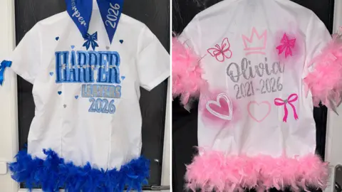 GCSE leavers' shirts become a creative trend for Year 11 students