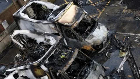 Police Probe Iran Link After Jewish Ambulances Set Ablaze in London