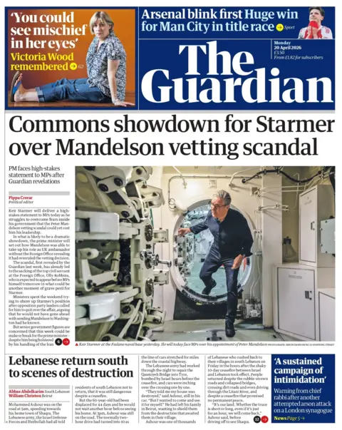 Starmer faces Commons showdown over Mandelson vetting scandal
