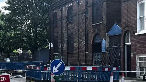 Arson at former East London synagogue investigated as hate-linked attack