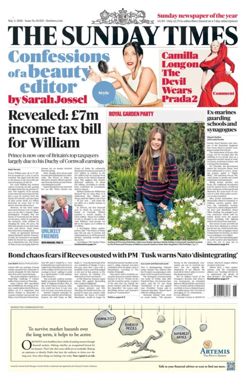 Prince William's tax bill revealed as Celebrity Traitors returns to BBC