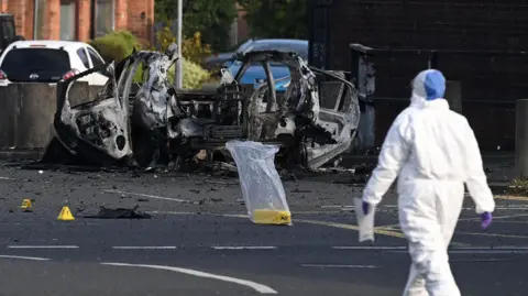 Man, 66, appears in court after bomb attack on Dunmurry station