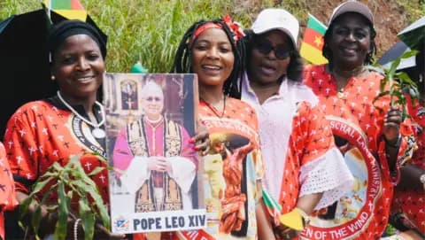Pope Leo XIV condemns war profiteers amid Trump feud, Africa visit