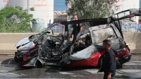 Israeli airstrikes kill 12 in Lebanon, including woman and two children