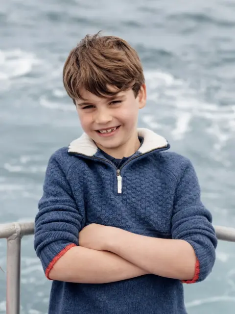 Prince Louis turns eight as Waleses share Cornwall birthday portrait