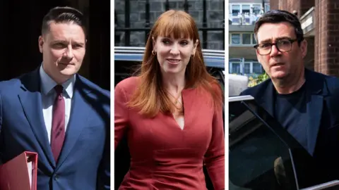 Burnham, Rayner and Streeting emerge as Labour leadership challengers