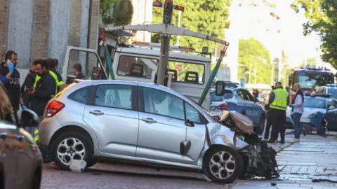Eight injured after driver plows into pedestrians in Modena, Italy