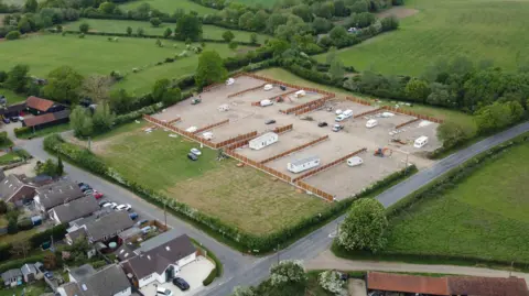 Council orders halt to alleged unauthorised caravan site in Essex