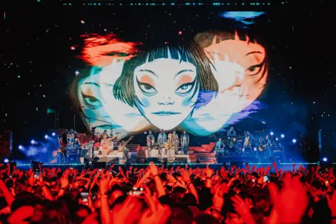 Gorillaz play first London stadium headline show with 22 guests