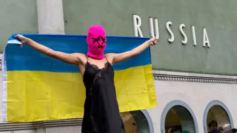 Russia’s return to Venice Biennale sparks protests, funding threats