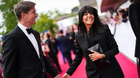 British TV stars arrive in London for BAFTA Television Awards