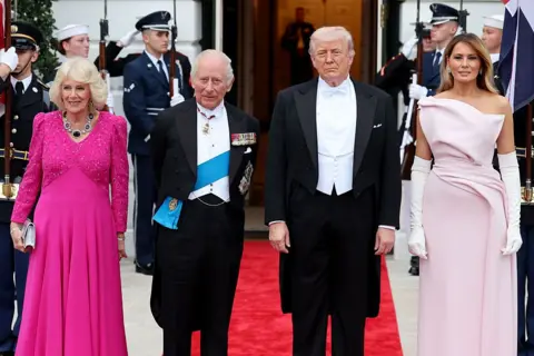 Trump hosts King Charles, Queen Camilla for lavish state dinner
