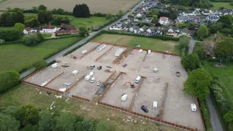 Essex field allegedly concreted over in overnight traveller site build