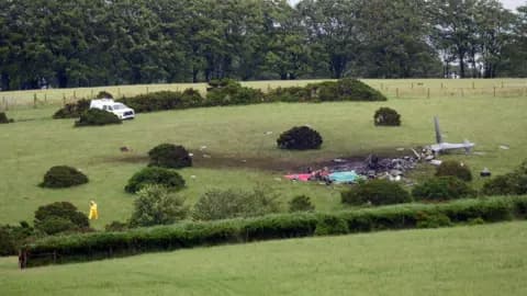 Three Royal Navy crew die in Merlin helicopter crash in Devon