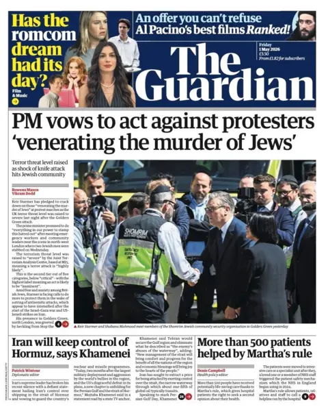 Golders Green knife attack declared terror incident, two Jewish men stabbed