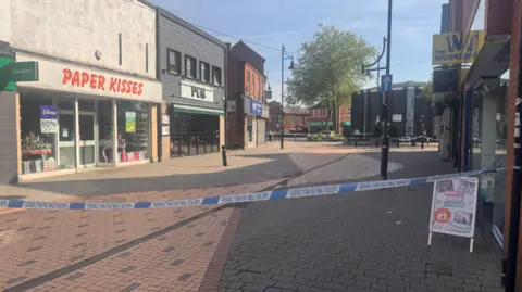 One critically injured after car strikes crowd in Arnold town centre