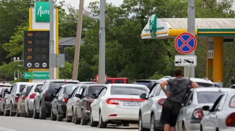 Ukraine drone strike triggers all-out fuel sales halt in Crimea