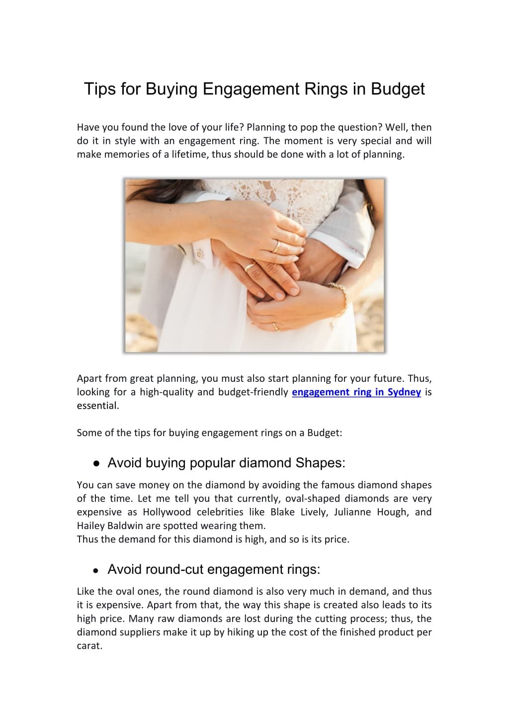 Engagement Ring Buying Guide: Budget, Style, and Practical Steps for Valentine's Day