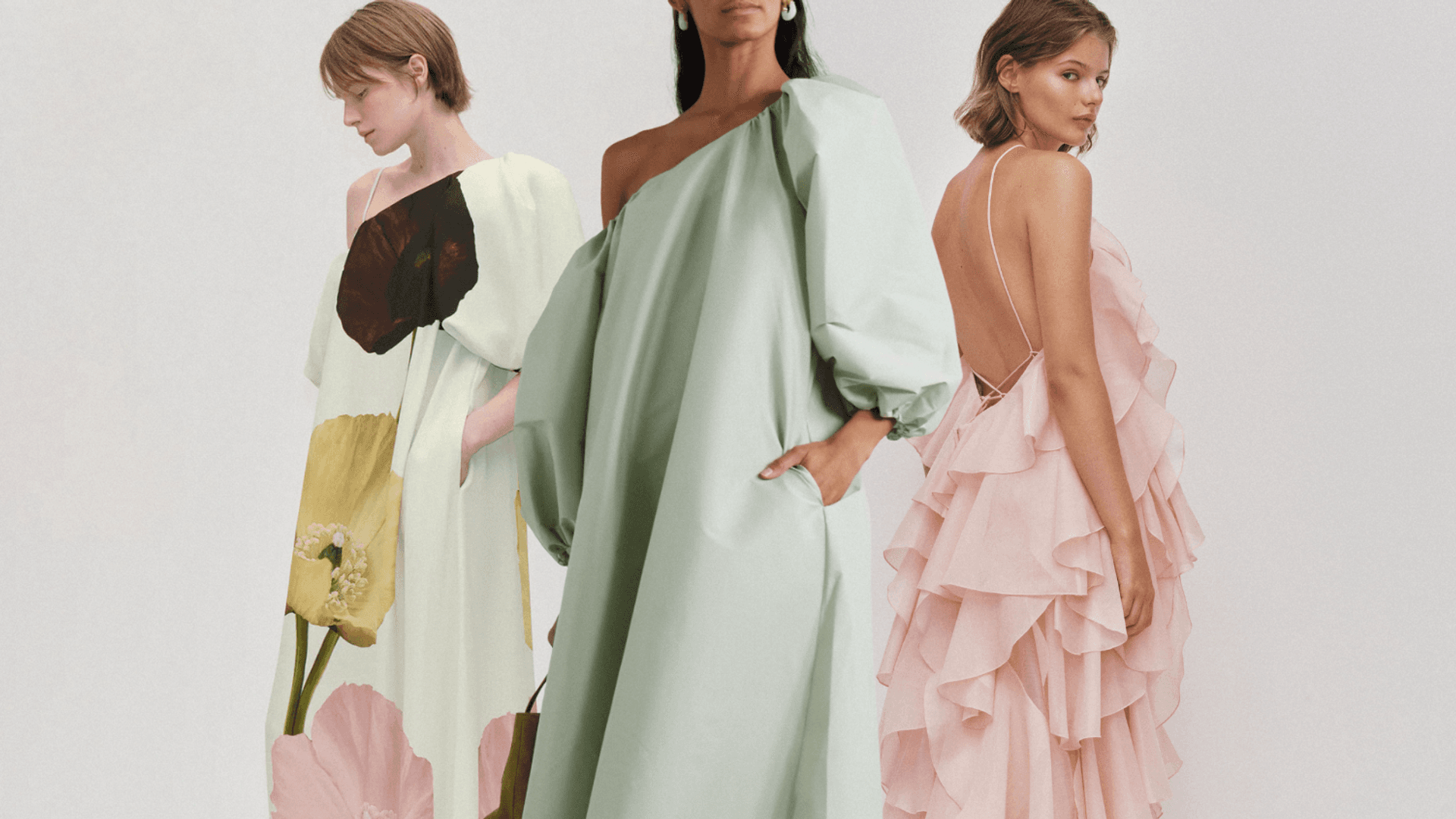 Elegant wedding guest dresses for pregnancy and postpartum style