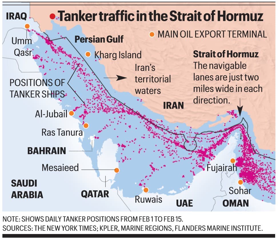 Oil prices slide as Strait of Hormuz shipping resumes after Iran deal