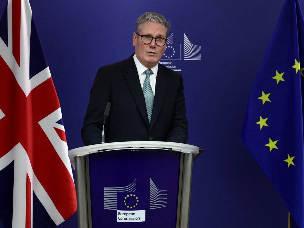 Britain prepares EU partnership bill as Starmer faces pressure at home