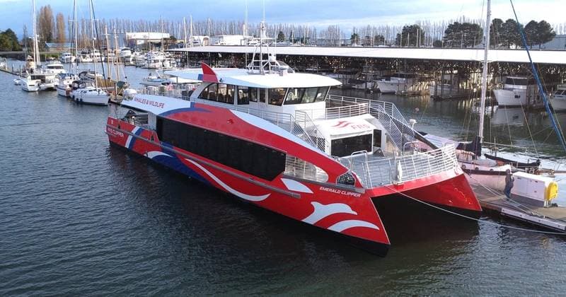 FRS Clipper Launches 103-Foot Emerald Clipper Catamaran for Whale Watching