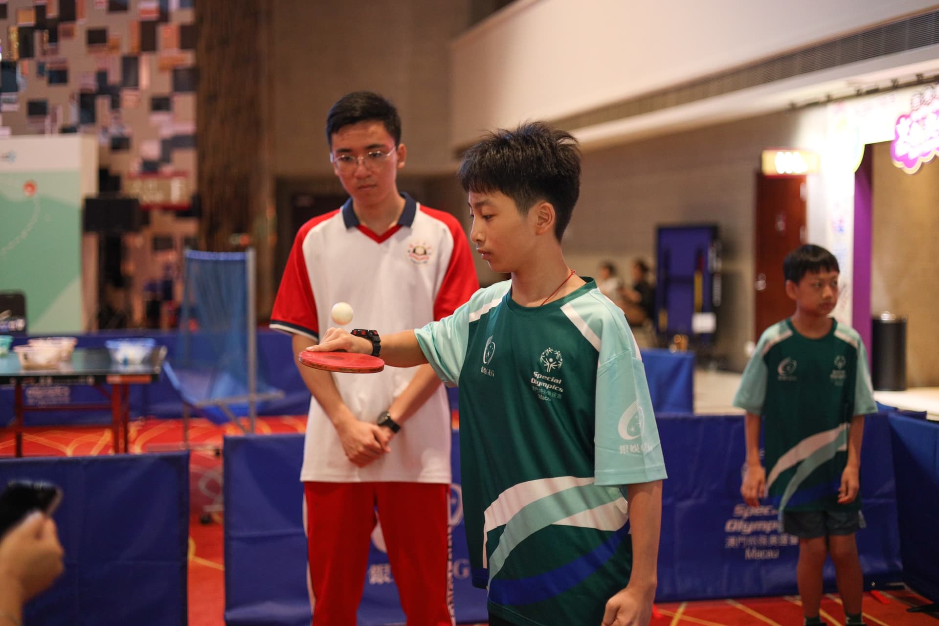 ITTF Centenary Celebrated at 16th Macau Special Olympics Inclusive Table Tennis Fun Day