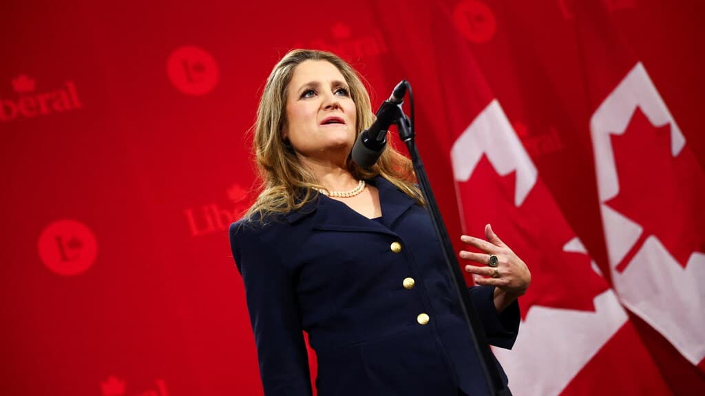 Chrystia Freeland to Leave Parliament for Unpaid Ukraine Economic Adviser Role