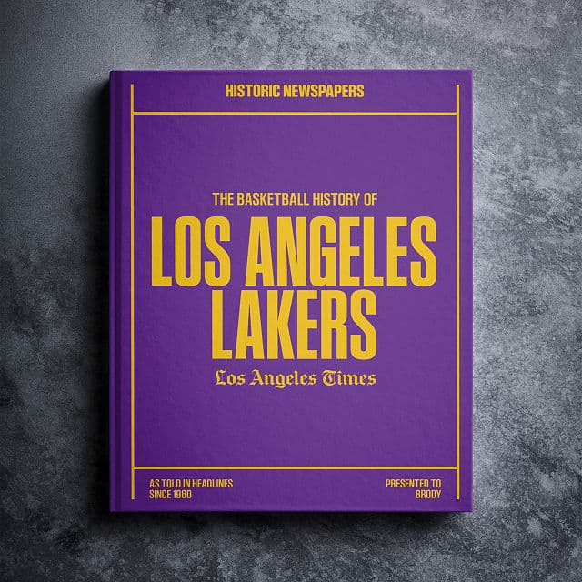 Personalized NBA history book leads gift ideas for hard-to-shop-for men