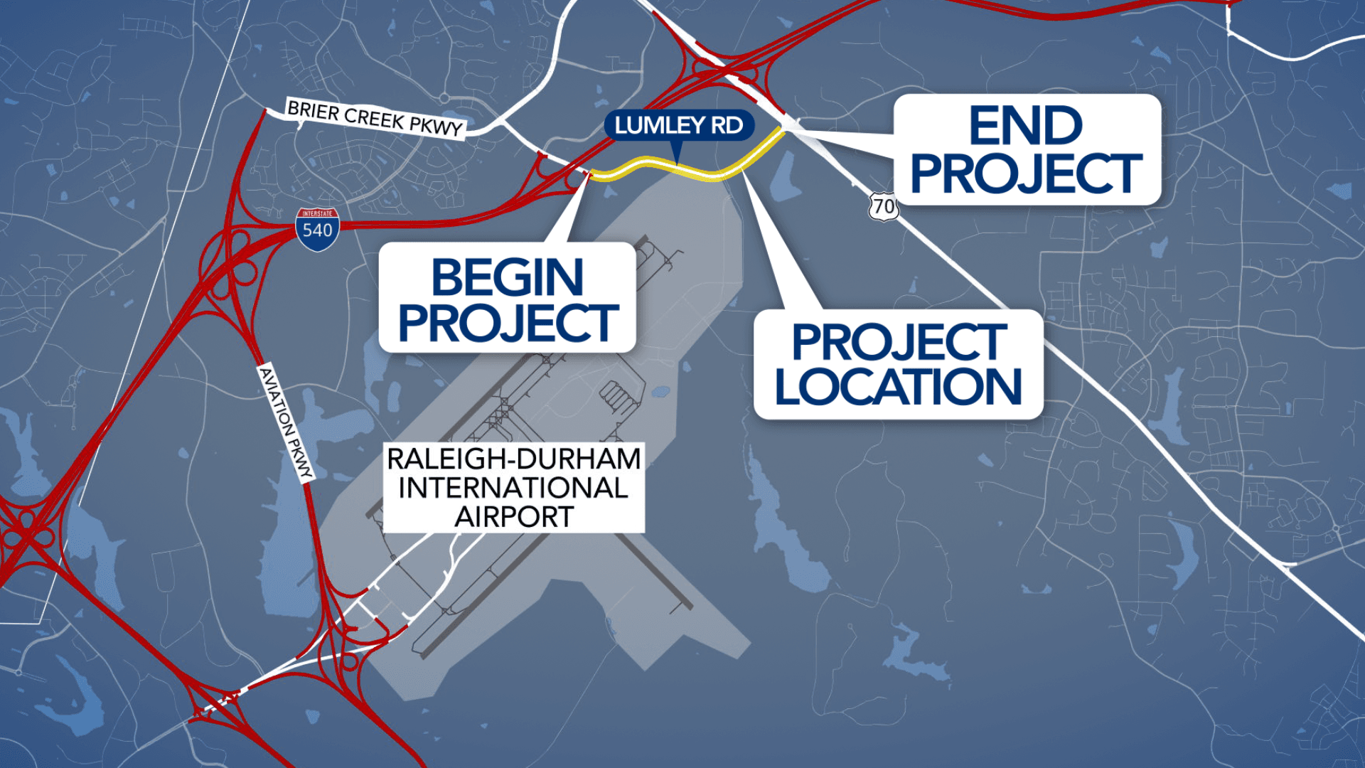 RDU to relocate roads for new runway, project costs nearly $50 million